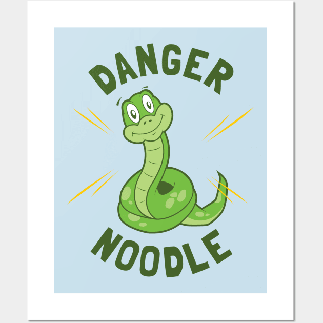 Danger Noodle Wall Art by dumbshirts